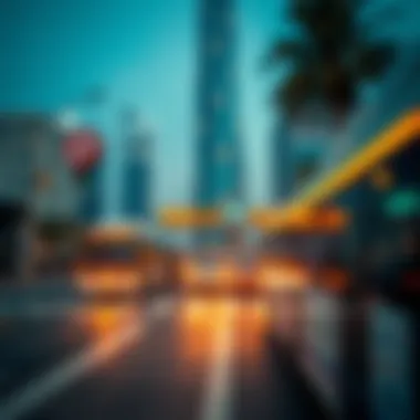 Public transport options near the Blue Tower