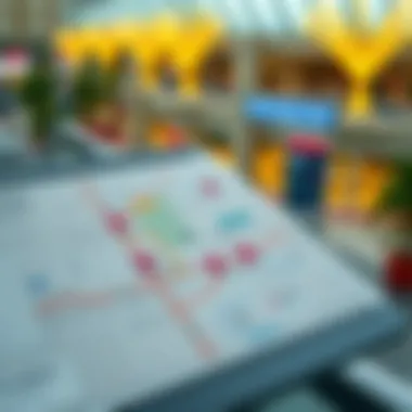 Map Showing Local Attractions Near the Metro Station Map indicating proximity of the metro station to local attractions