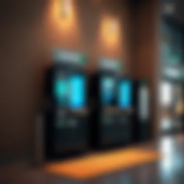 Kiosk for paying parking fees