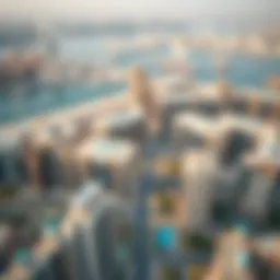 Aerial view of Dubai's skyline showcasing luxury real estate developments