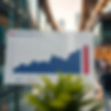 Market Trends in Dubai's Real Estate Sector A chart depicting market trends and property values in Dubai over the last decade