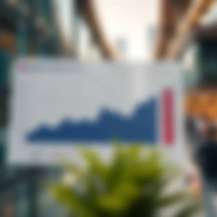 Market Trends in Dubai's Real Estate Sector A chart depicting market trends and property values in Dubai over the last decade