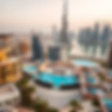 Luxury Real Estate in Dubai A panoramic view of Dubai's skyline showcasing luxury real estate