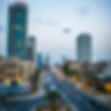 Popular Expatriate Neighborhoods in the UAE Map highlighting various expatriate neighborhoods in the UAE