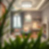 A Glimpse Inside a Contemporary Nursery Interior of a modern nursery in Mirdif