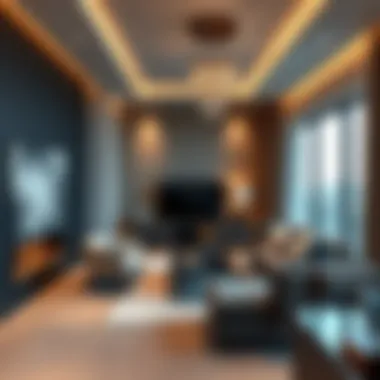 Luxurious Interior Design in The Nook Luxurious interior design of a typical home in The Nook