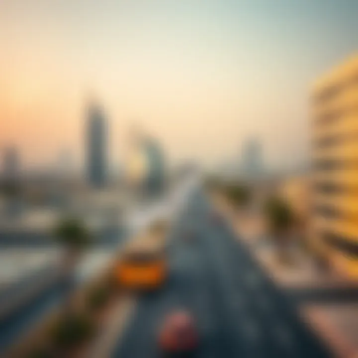 Map highlighting the route from Jebel Ali to Abu Dhabi