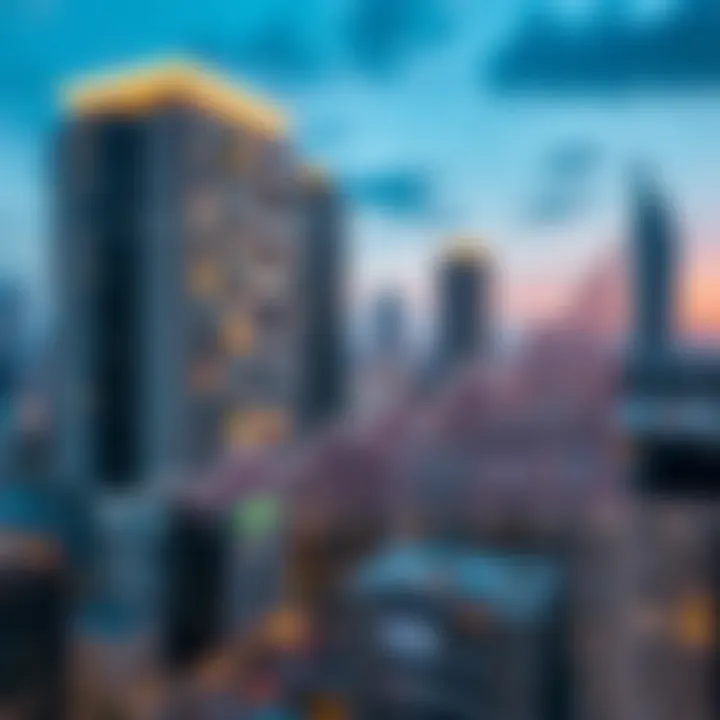 Dubai Real Estate Market Trends A graph illustrating market trends in Dubai's real estate over the past decade