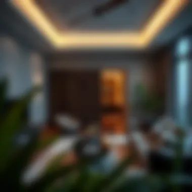 Luxurious Apartment Interior A modern apartment interior featuring contemporary design and luxurious finishes