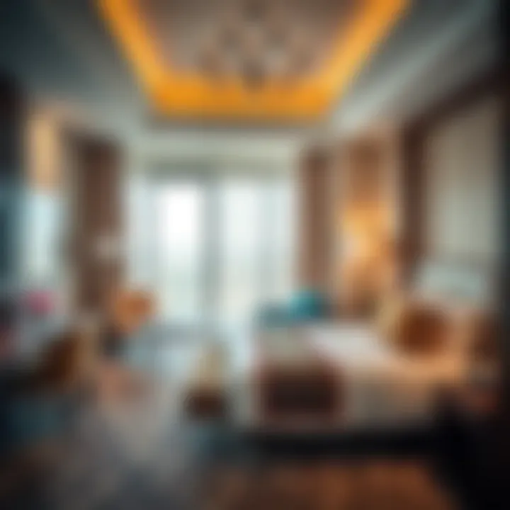 Elegant guest room inside Novotel Hotel