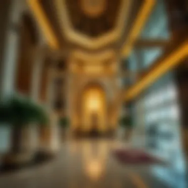 Architectural Elegance of برج النخلة Architectural details of برج النخلة showcasing modern design