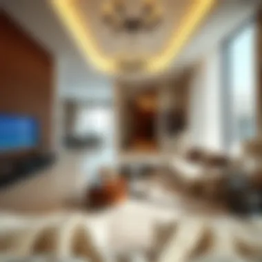 Luxurious Interiors of Project Al-Riman Interior shot demonstrating luxury living spaces within Project Al-Riman