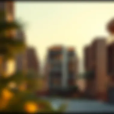 Modern residential buildings in الرابية الخضراء البرشاء رقم