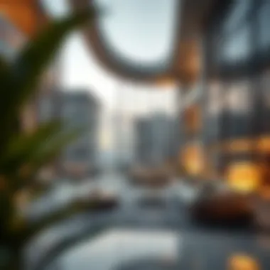 Sustainable Luxury Living in Dubai A stunning architectural design of a luxury apartment in Dubai showcasing sustainability