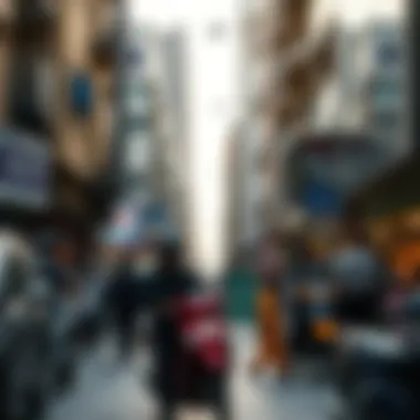 Local Culture and Lifestyle in Karama A bustling street scene in Karama, reflecting local culture and lifestyle