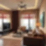 Modern rental apartment interior in Nad Al Hammar