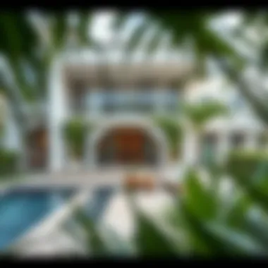 Luxurious rental villa in Shakhbout with a beautiful garden