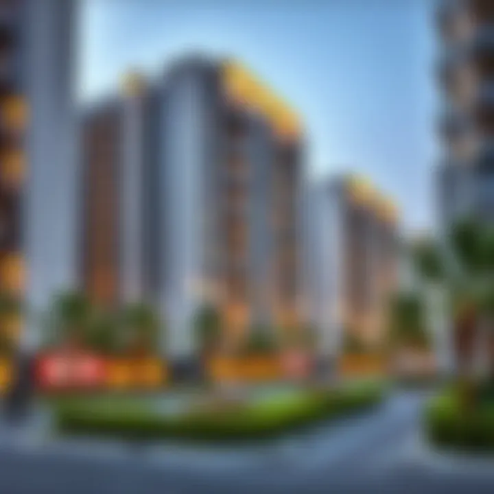 Living Spaces Close to Transit Residential buildings near the metro line