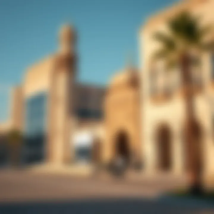 Cultural landmarks in Dubai representing integration and lifestyle