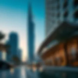 Stunning view of Safeer Tower showcasing its unique architectural design