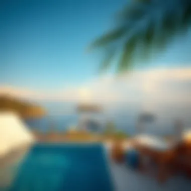 A scenic view of an exotic travel destination accessible without a visa.