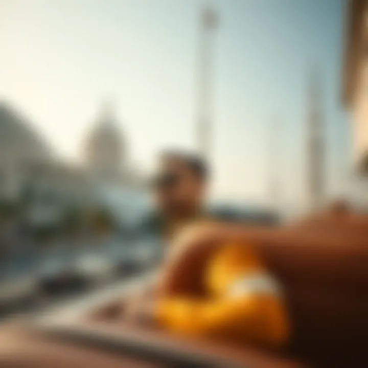 A traveler enjoying a seamless journey in a visa-free country.