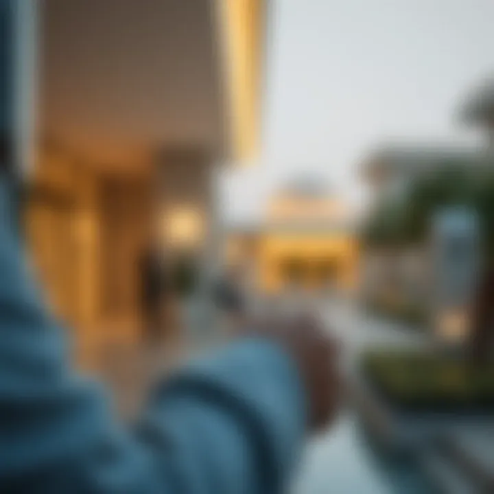 A secure property transaction scenario