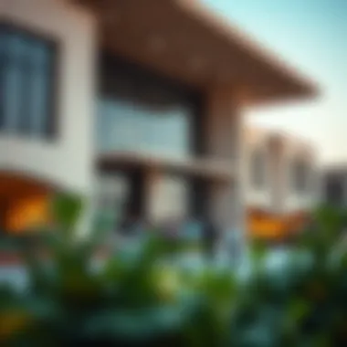 Sharjah Educational Institution Modern educational institution in Sharjah with students