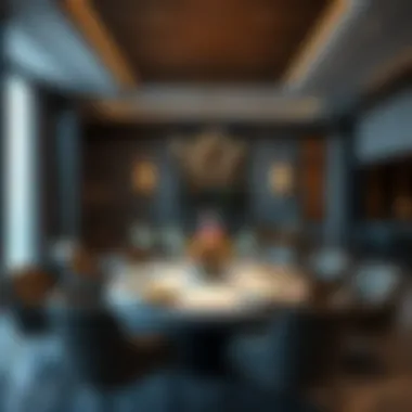 Chic Dining Experience Sophisticated dining area in St. Regis Residences