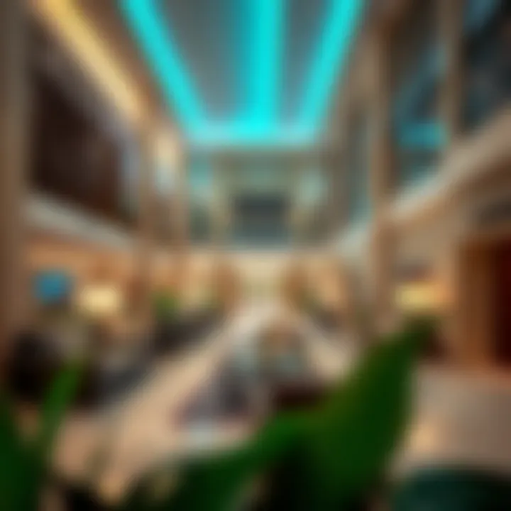 The inviting lobby area of Staybridge Suites designed for relaxation