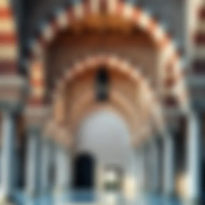 Majestic arches and columns from the Great Mosque of Córdoba