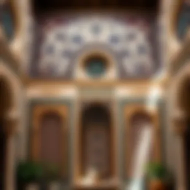 Stunning intricate tilework in Al-Andalus architecture