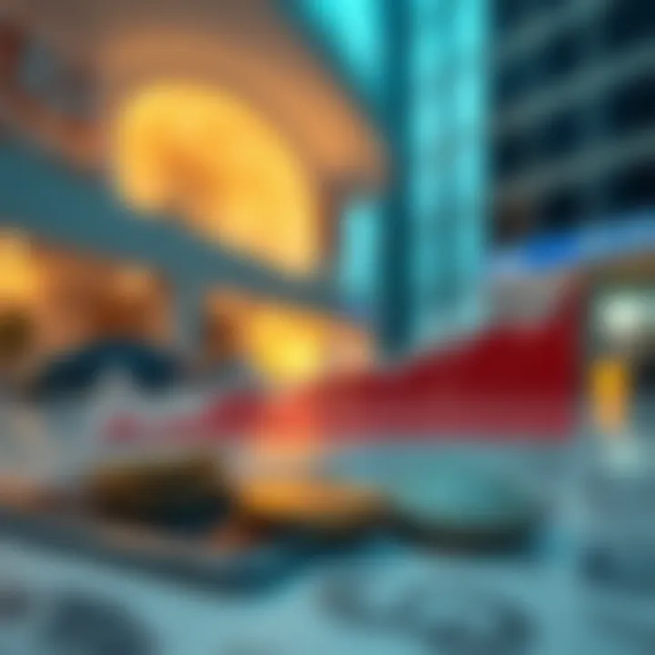 Graph illustrating the exchange dynamics of the Dirham