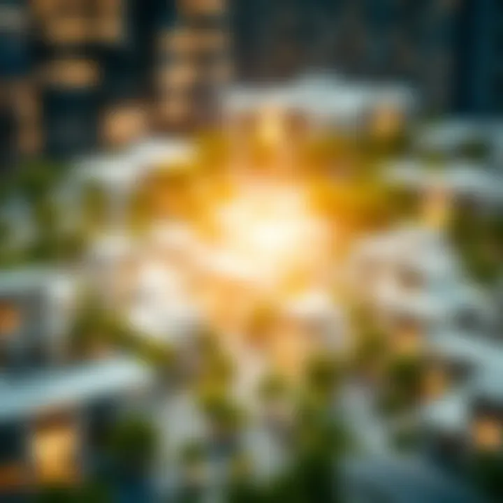 Community-Centric Urban Planning Smart urban planning model showcasing community integration