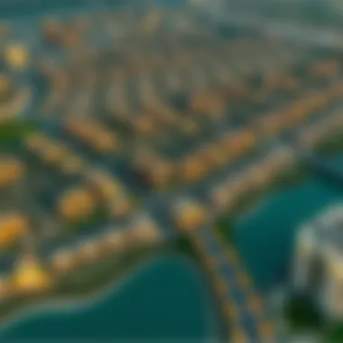An aerial view of Mirdif showcasing its residential layout