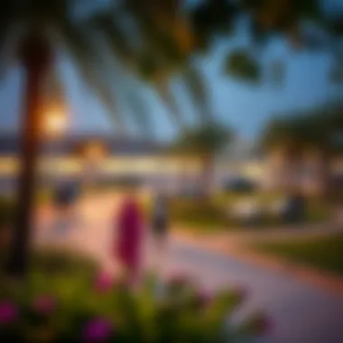 A vibrant community park in Mirdif frequented by residents