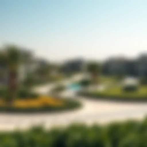 Scenic view of The Greens community