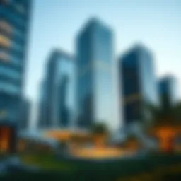 Architectural overview of The Offices at One Central