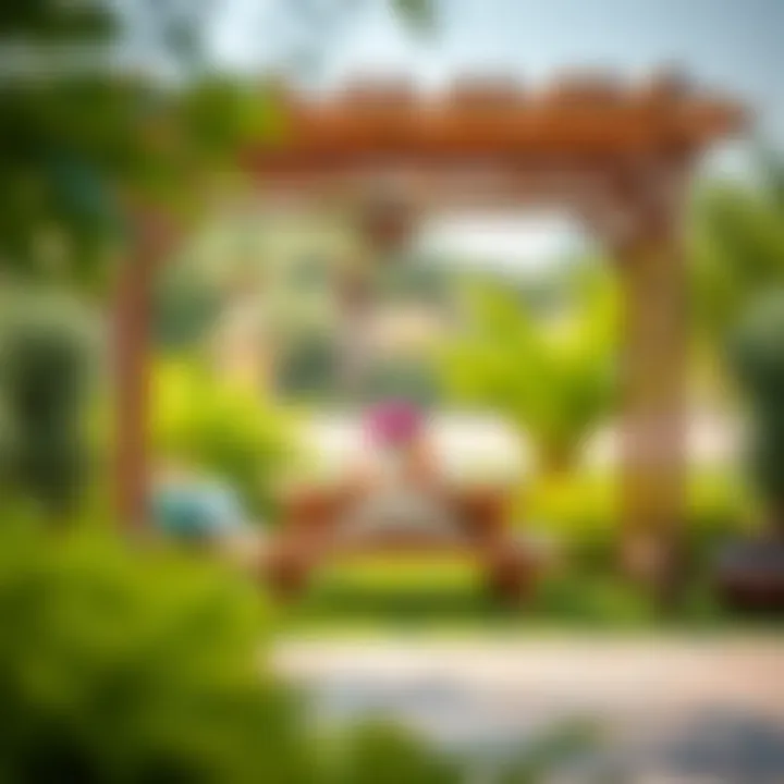 Outdoor Picnic Spot in Abu Dhabi Scenic outdoor picnic spot in the lush gardens of Abu Dhabi