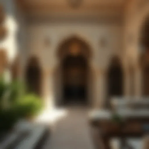 Intricate Designs of Emirati Architecture Traditional Emirati architecture showcasing intricate designs