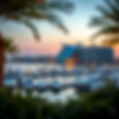 Al Maya Marina: A Sunset Perspective Stunning view of Al Maya Marina at sunset