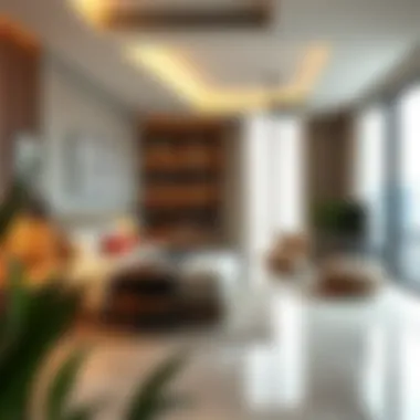 Types of Accommodation in JLT Infographic illustrating the types of accommodation available in JLT.