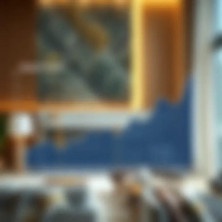 Rental Market Trends in JLT Graph showing rental market trends in JLT over recent years.