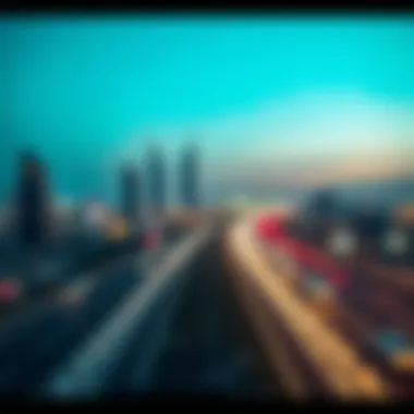 Transportation Routes from Ajman to Dubai Map highlighting transportation routes from Ajman to Dubai