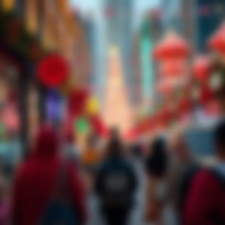 Holiday Season Experience for Tourists in Dubai Tourists enjoying the holiday season in Dubai