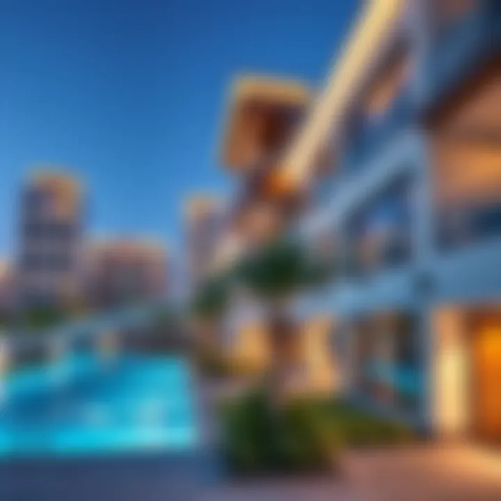 Modern architectural design in Furjan's residential buildings