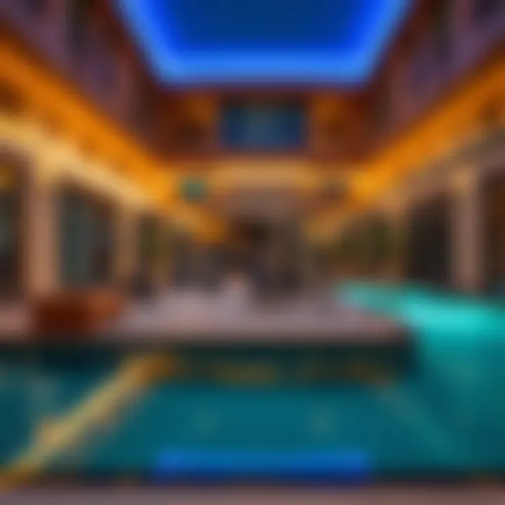 Amenities in Hotel Apartments Amenities in hotel apartments including fitness center and pool