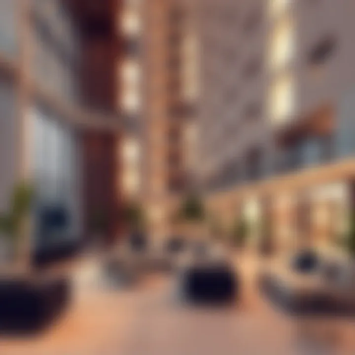 Contemporary residential complex in Dubai