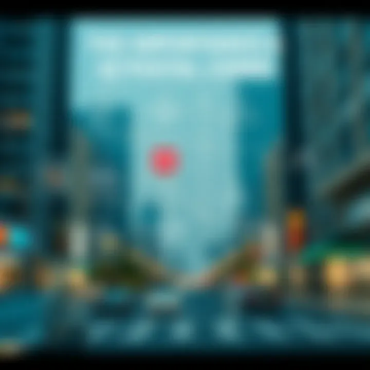 The Importance of Postal Codes Infographic illustrating the significance of postal codes in urban navigation