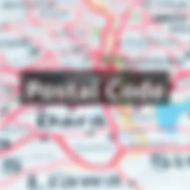 Postal Code Map of International City A detailed map highlighting postal codes in Dubai's International City